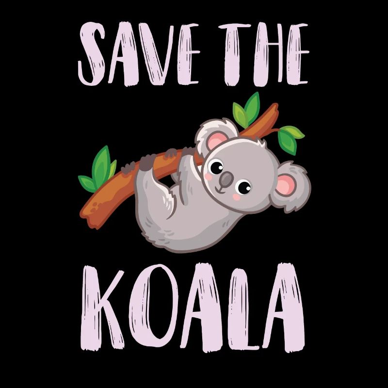 Koala Retro Kletterer Koalas Tier Australien Niedl