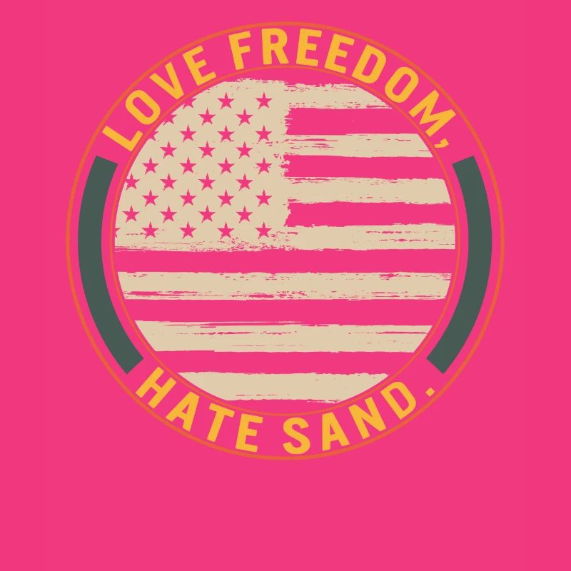 Deployed Care Package Shirt, Love Freedom Hate
