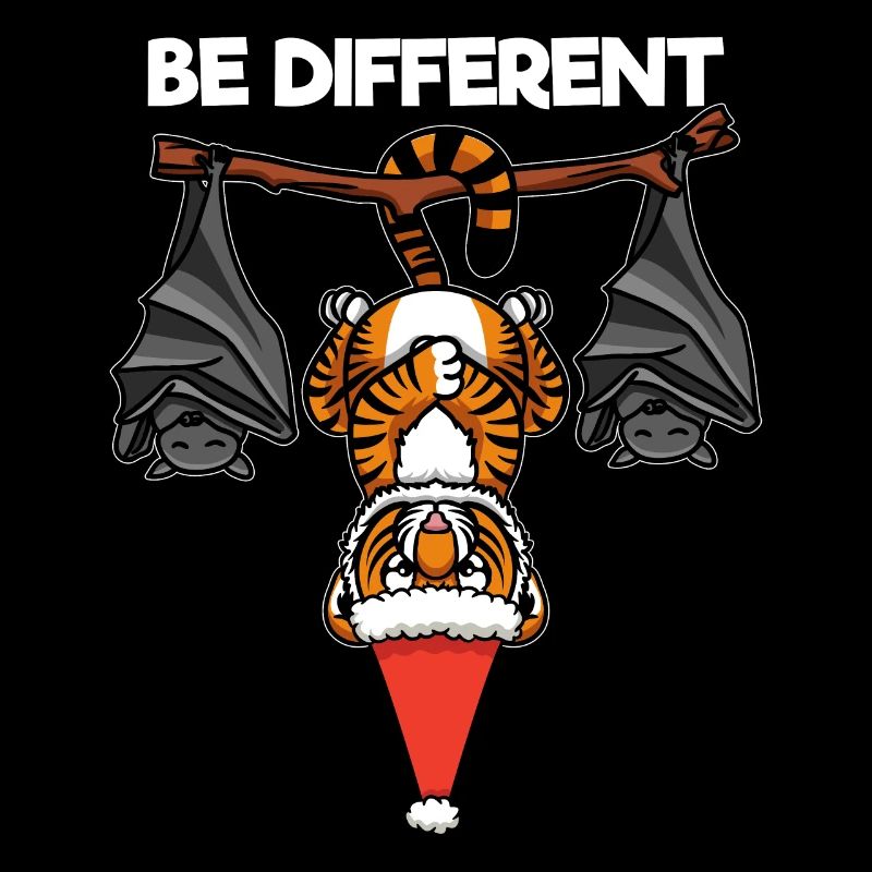 Be Different Tiger Fledermaus Weihnachtsmann
