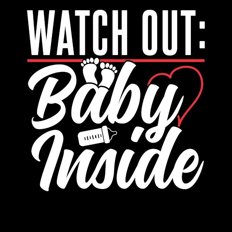 Attention! Bébé à l’intérieur de bébé à l’intérieur d’une grossesse mignon