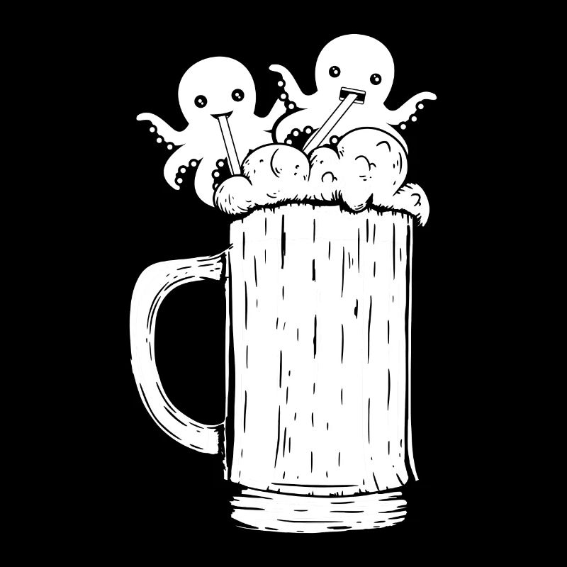 Kraken Octopus Cephalopod - Funny Octopus Beer