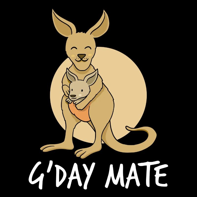 Cute Kangaroo G'day Mate Kangaroos Australia