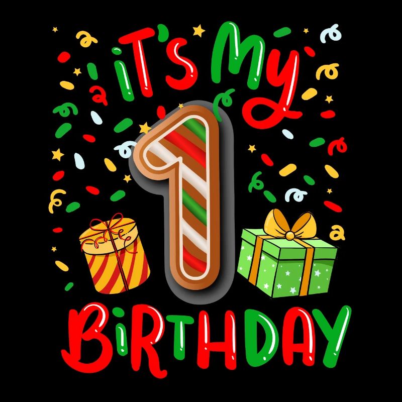 Es Ist Mein 1 Geburtstag Weihnachtsgeschenk