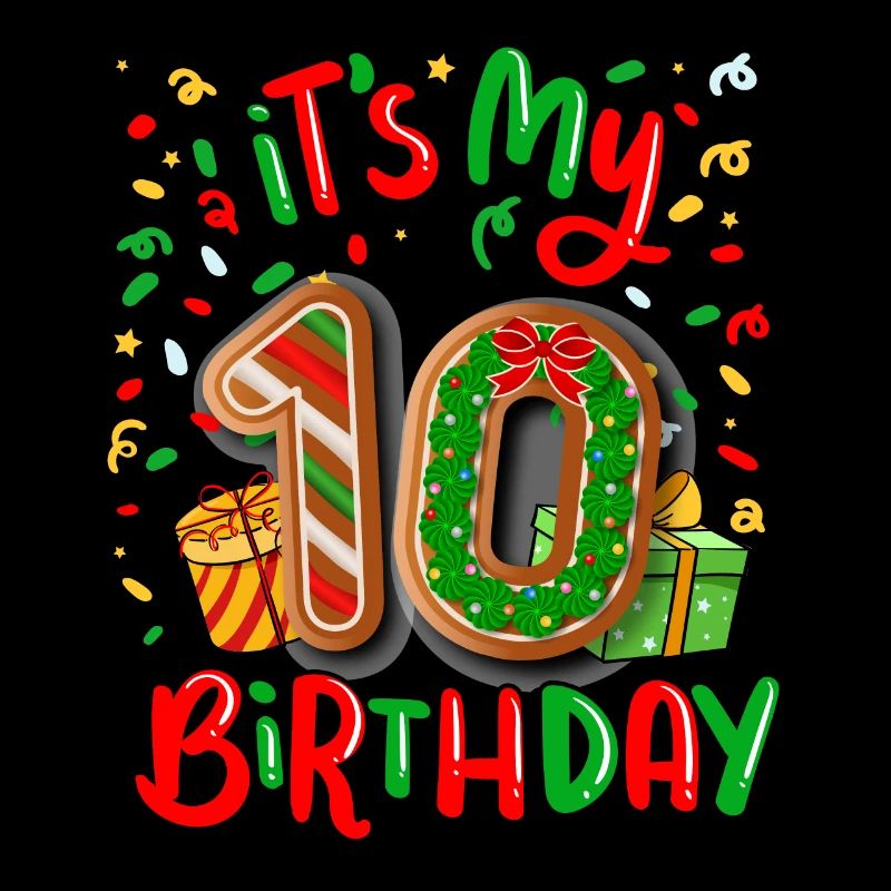 Es Ist Mein 10. Geburtstag Weihnachtsgeschenk 10.
