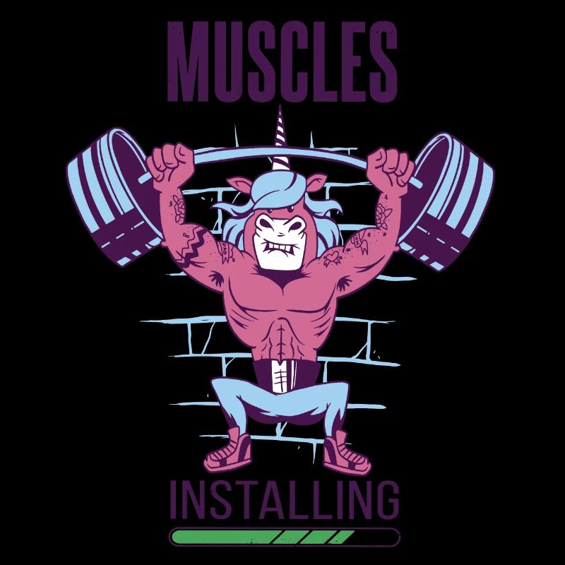 Muscles install workout training strong