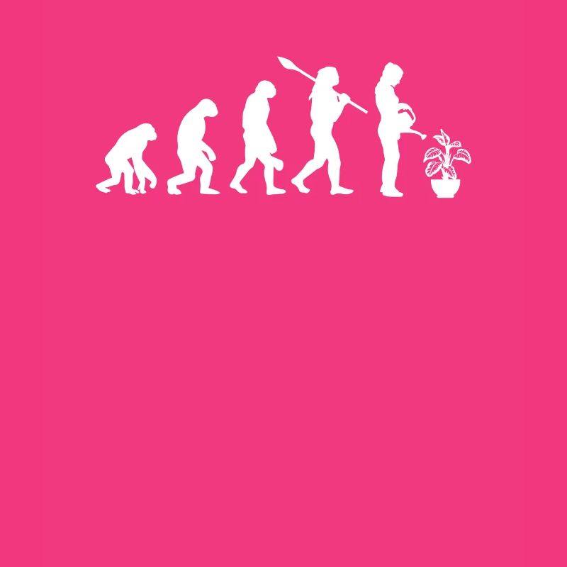 Evolution Gärtnerin Pflanze Dieffenbachie