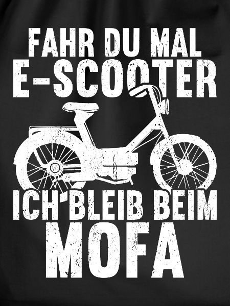 Mofa Moped Rollerfahrer