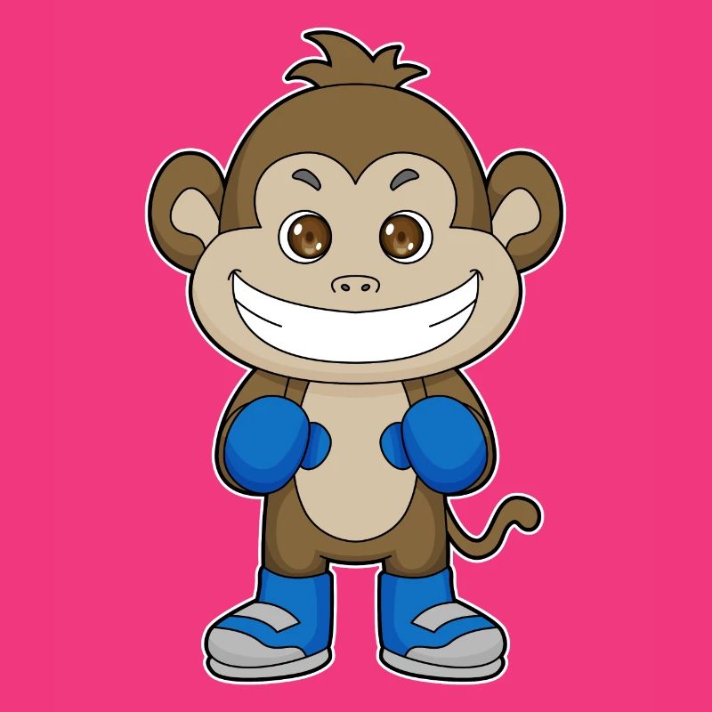 Monkey Boxing Boxer Boxing Gloves