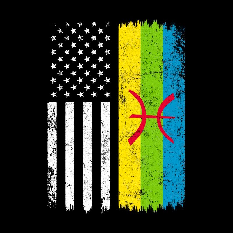 kabyle amazigh flag berber, africa kabyle