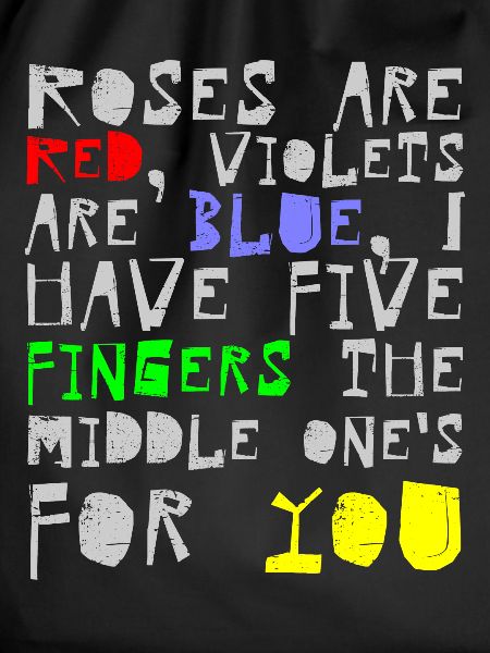 Cheeky Poetry Shirt