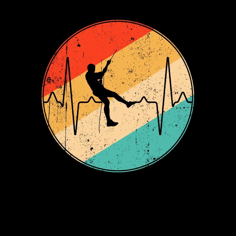 Climbing retro heartbeat