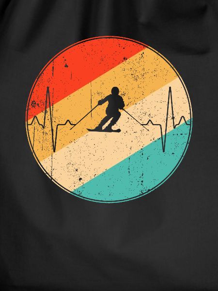 Ski Retro Heartbeat