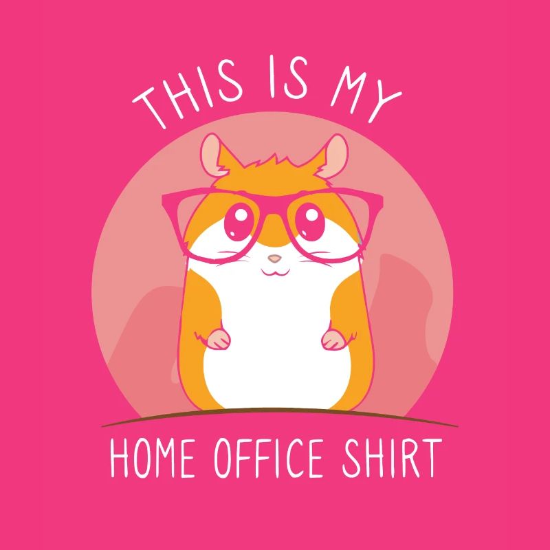 Ceci est mon hamster de bureau à domicile