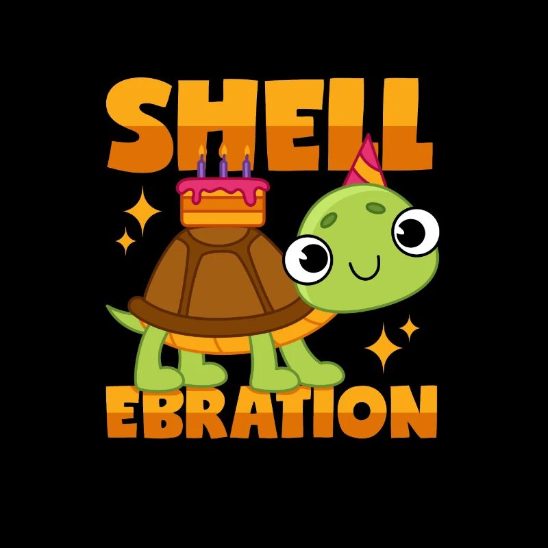 Party turtle: "Shellebration"