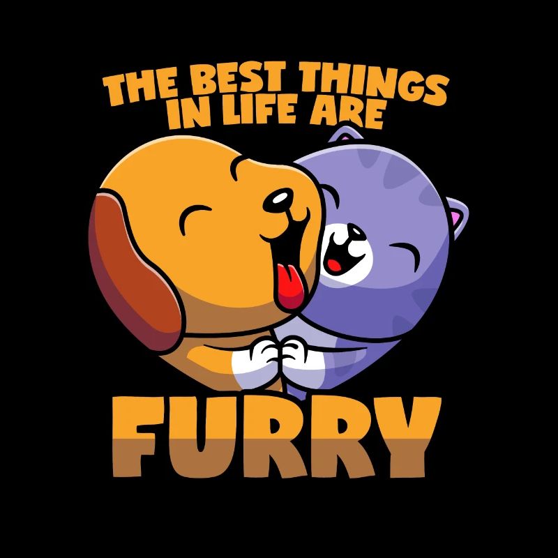 Hunde und Katzen Liebe