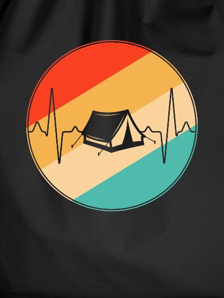 Camping Retro heartbeat