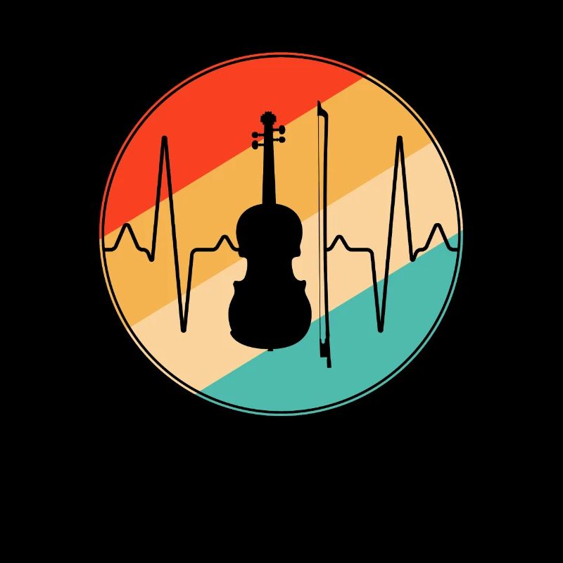 Violin Retro Heartbeat