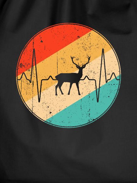 Deer Retro Heartbeat