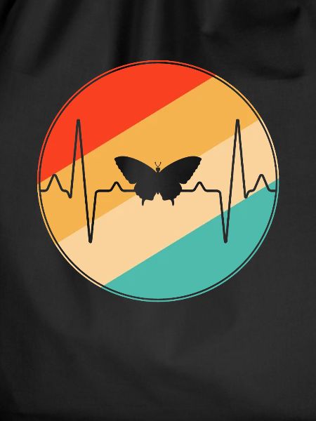 Butterfly Retro Heartbeat