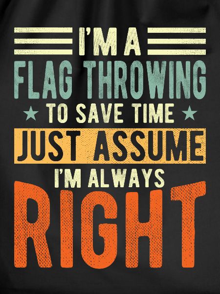 Throwing the flag