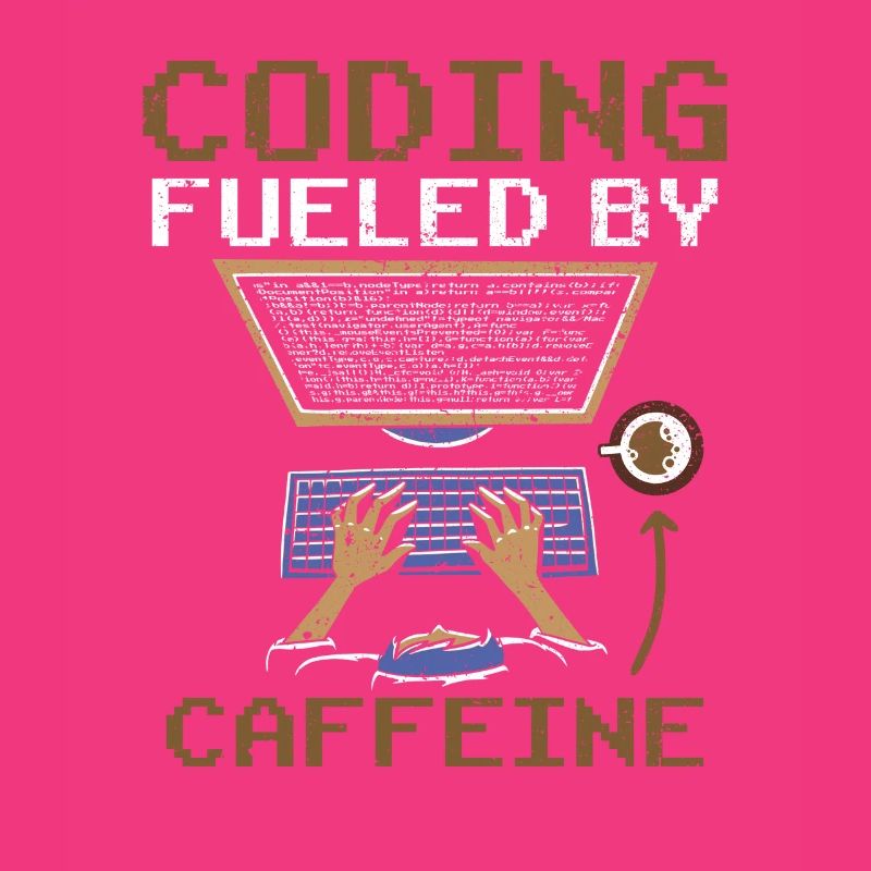 Programmieren Angetrieben Durch Koffein Coding