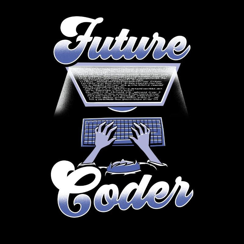 Zukünftiger Coder Code Programmierer Coding