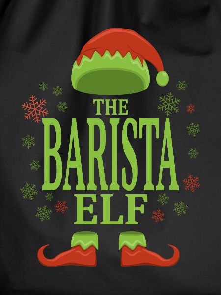 Barista Christmas Elf