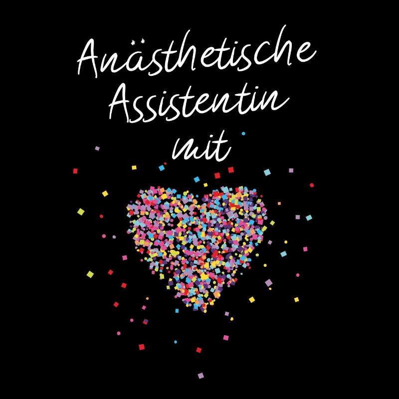 Anästhetische Assistentin mit Herz ATA Narkose
