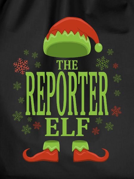 Reporter Christmas Elf