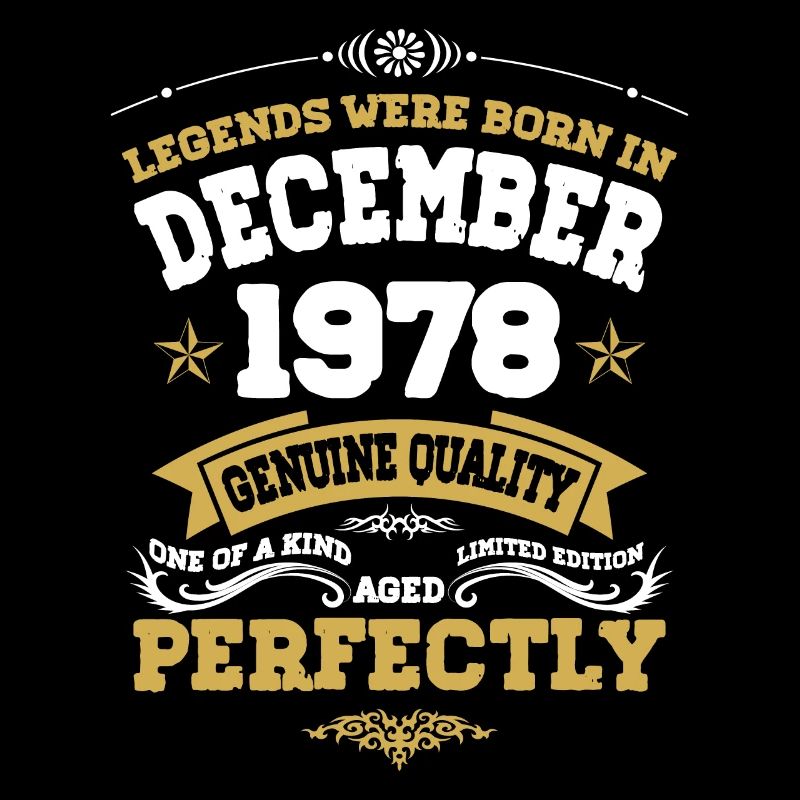Vintage Aged Perfectly Dezember 1978