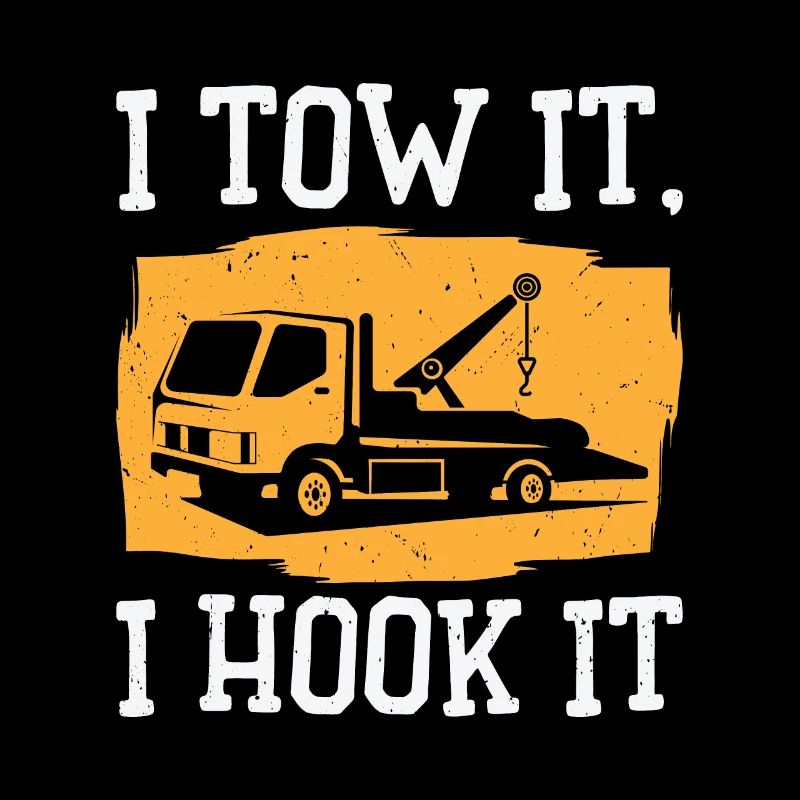 Abschleppwagenfahrer Geschickter Trucker