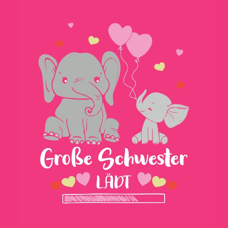Große Schwester Lädt Elefant