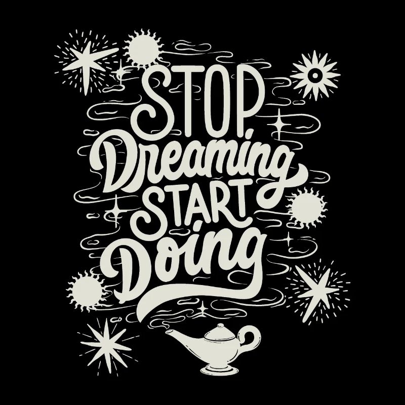 Motivation, motivational slogan saying, typography
