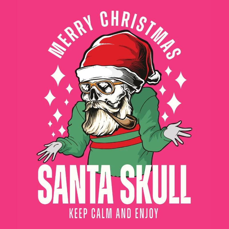 Nikolaus Skull Christmas Design
