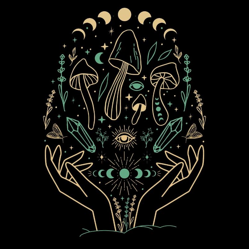 Boho Pilze & Minimalismus Goblincore Aesthetic