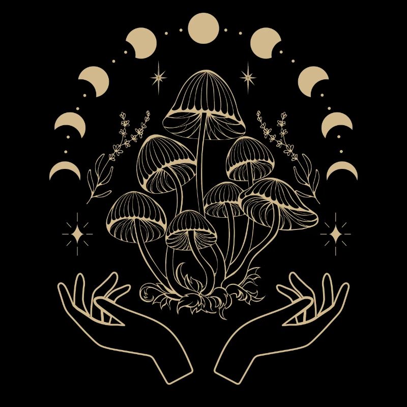 Boho Mushrooms & Minimalism Goblincore Aesthetic