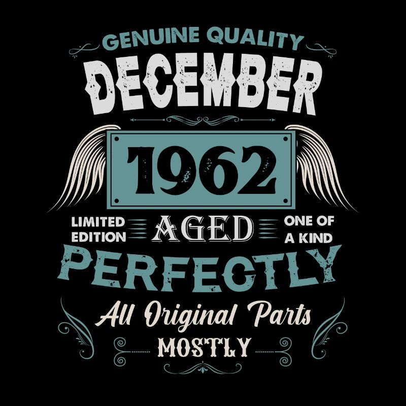 December 1962 Vintage Birthday Gift