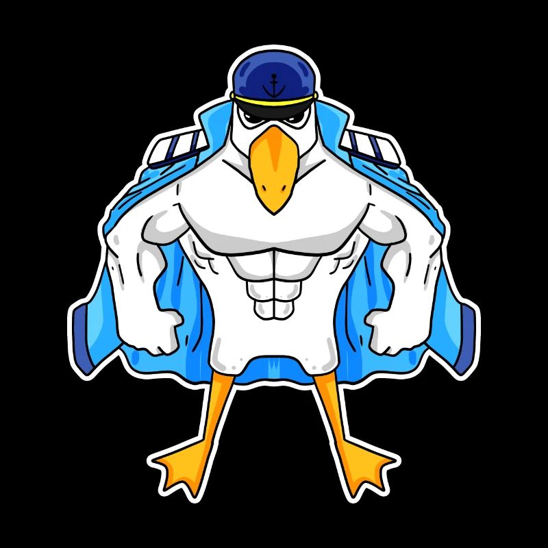 Muscular Seagull Seagull Gift