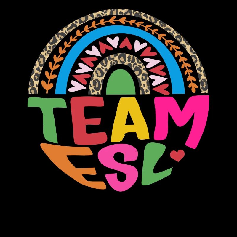 Maillot d’enseignant ESL, Journée des enseignants ESL Rainbow de l’équipe