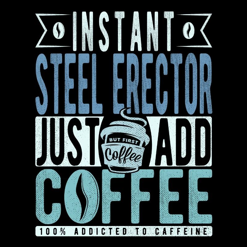 Stahl -eektor Kaffee Spruch