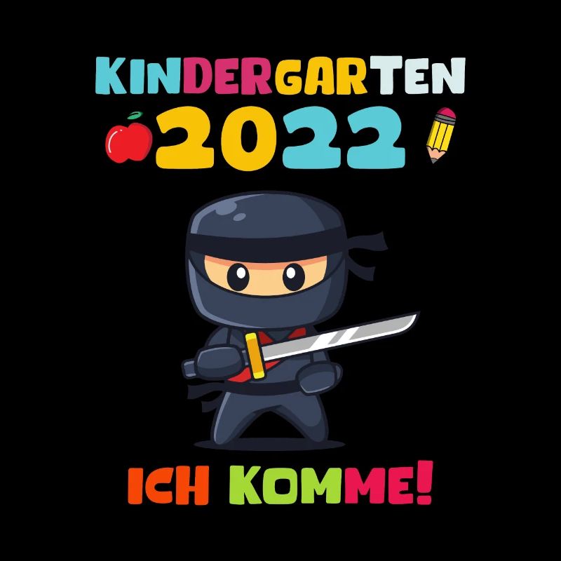 Kindergarten 2022 Ich Komme Kindergartenkind Ninja