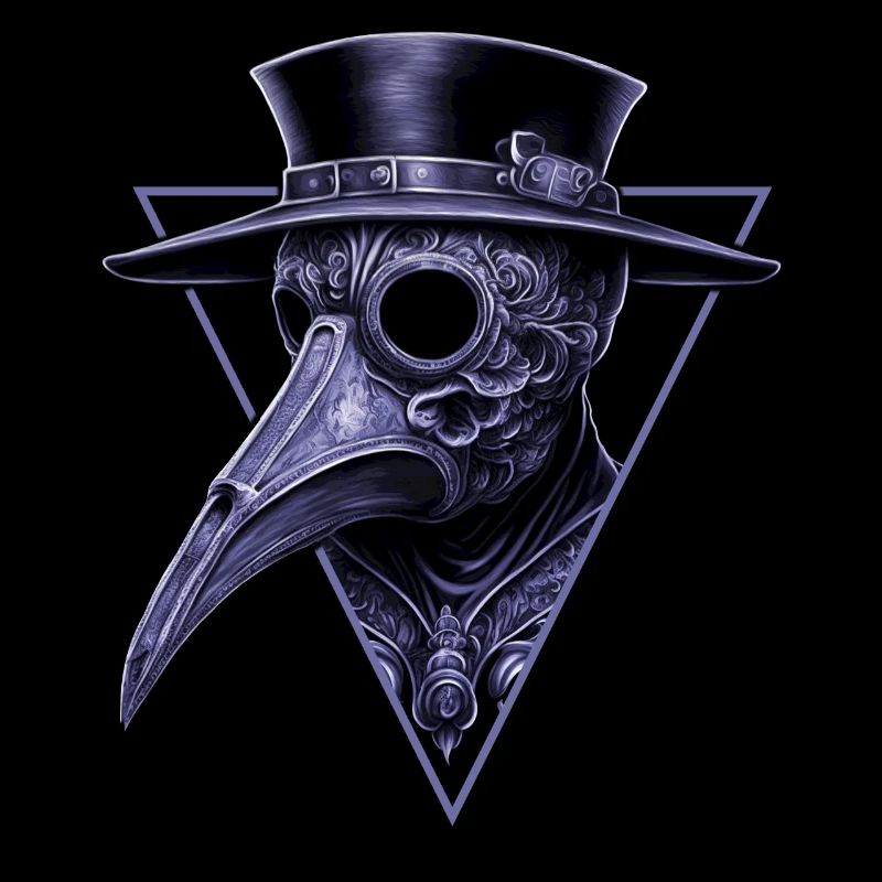 Peste ornée Docteur Sculpture complexe