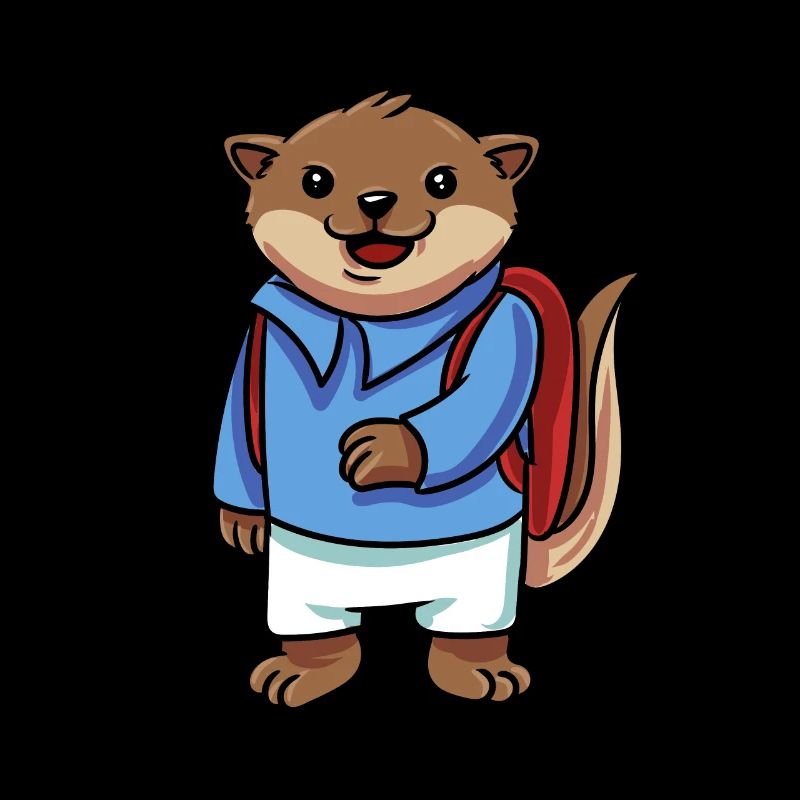 Otter goes to school