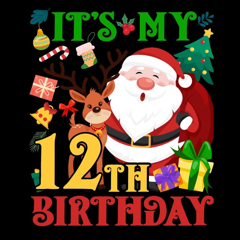 C’est mon 12e anniversaire Père Noël