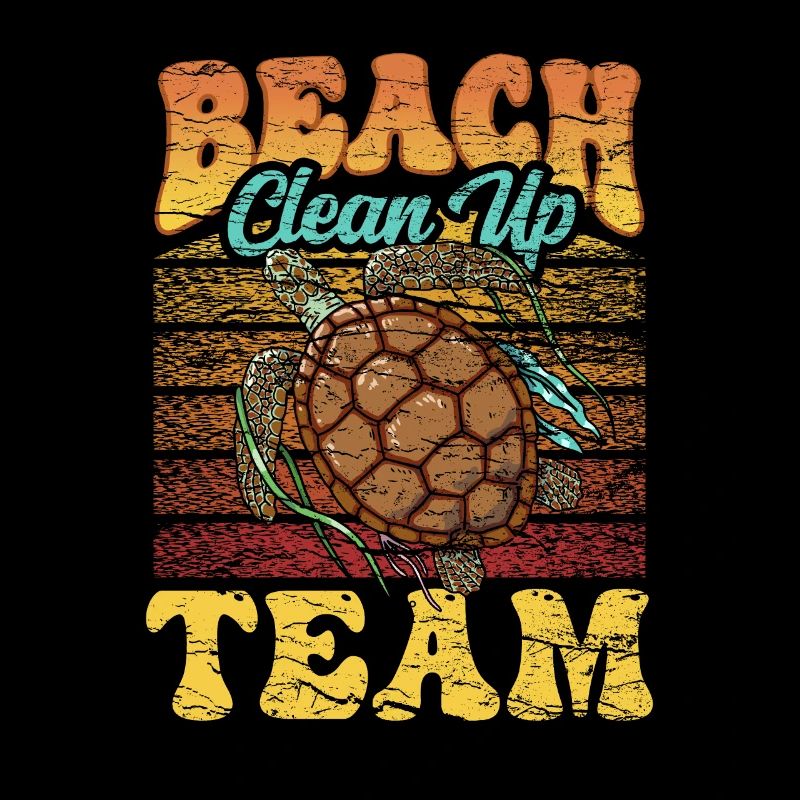 Beach Clean Up Team Strand Strandreinigung
