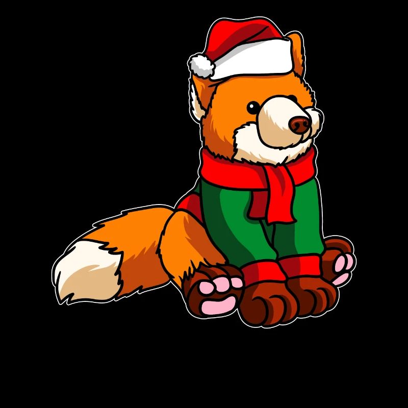Fox Santa Claus