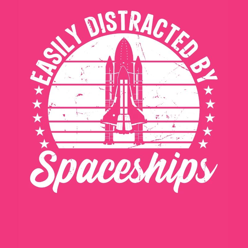 Rocket Ship Space Ship - Easily Distracted By Spac
