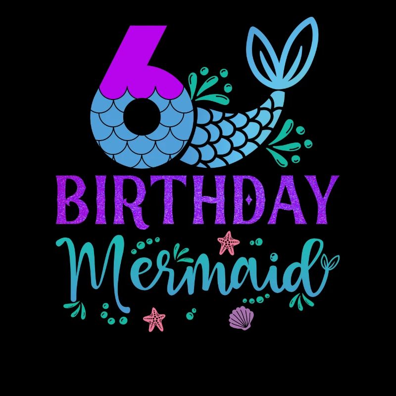 6th Birthday Mermaid