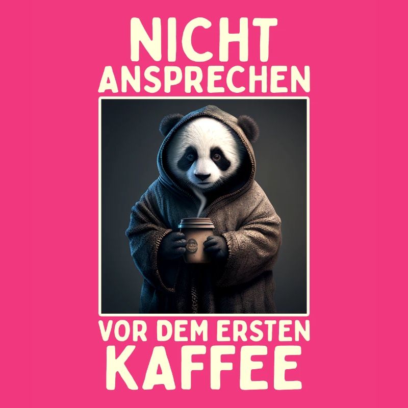 Panda Bär Nicht Ansprechen Vor Kaffee Morgenmuffel