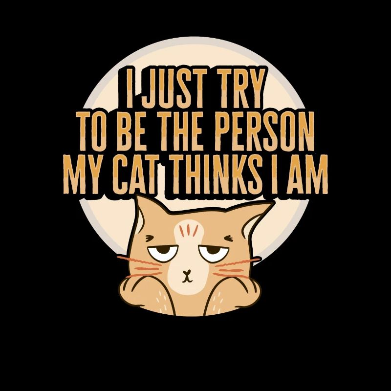 Conception de mème de chat pour une dame de chat